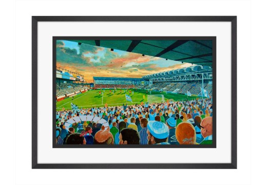 Maine Road Stadium Fine Art Print - Manchester City FC Maine Road Stadium Fine Art Print - Manchester City FC